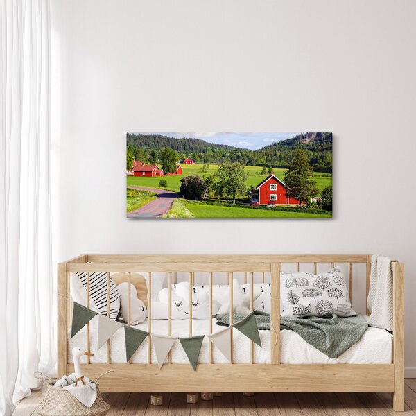 Obraz vidieka (120x50 cm)