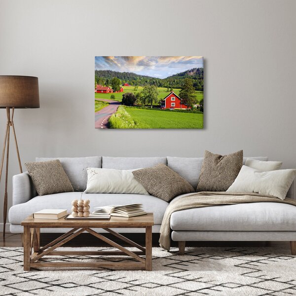 Obraz vidieka (90x60 cm)