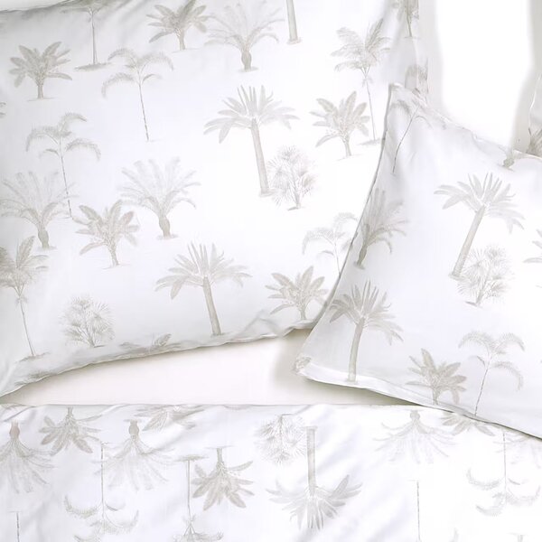 Obliečky SATÉN DESIGN date palms Štandardný 1x paplón 140x200 + 1x vankúš 70x90 cm