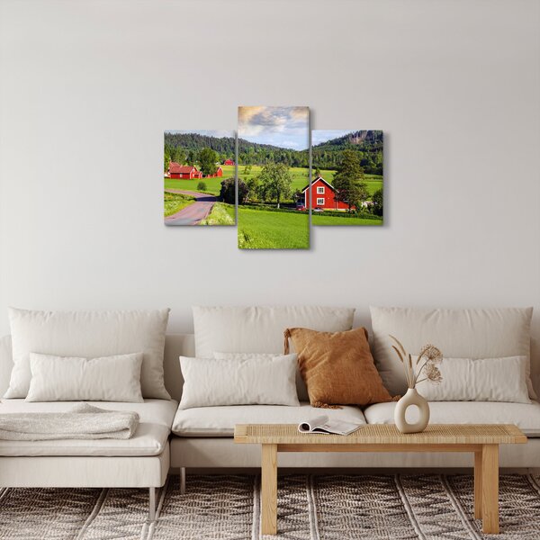 Obraz vidieka (90x60 cm)