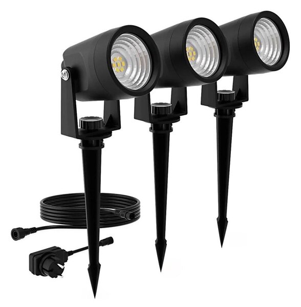 Philips -SADA 3x LED Vonkajšie svietidlo GARDENLINK REUEL LED/1,5W/230V 2700K IP44