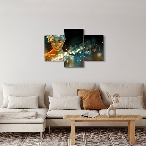 Obraz zlatej víly (90x60 cm)