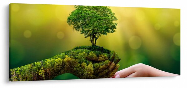 Obraz - Matka krajiny (120x50 cm)
