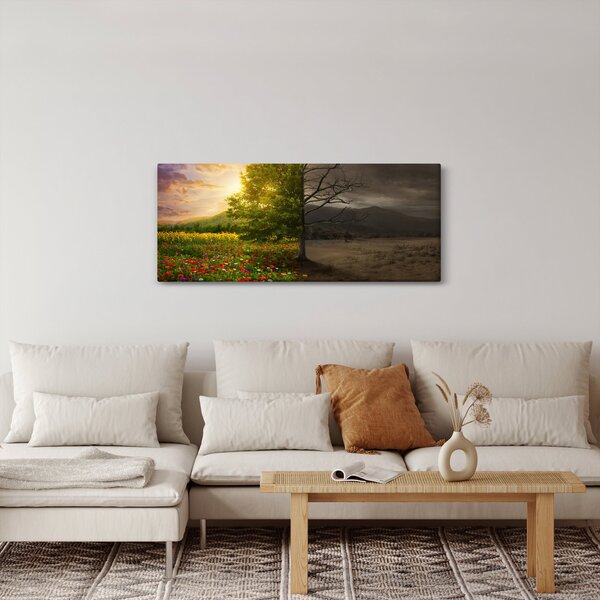 Obraz - Kolobeh života (120x50 cm)