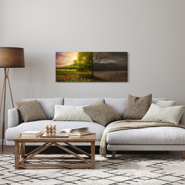 Obraz - Kolobeh života (120x50 cm)