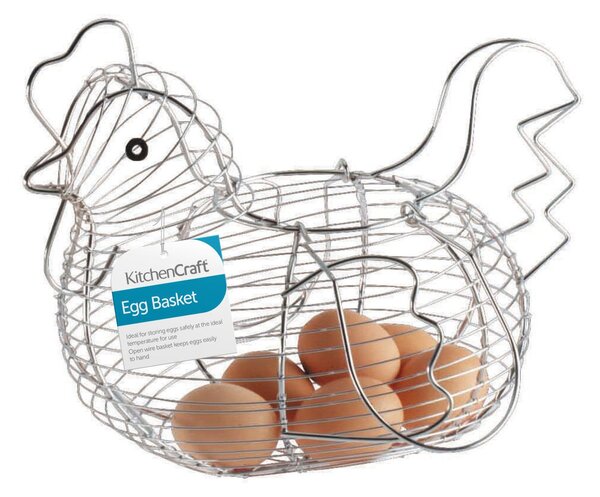 Drôtený košík na vajíčka Wire Chicken