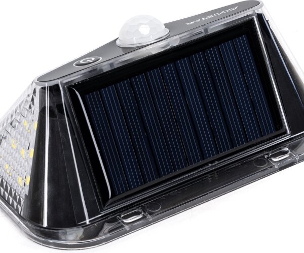 Aigostar -LED Solárne svietidlo so senzorom LED/3,7V 6500K 500 mAh IP65 čierna