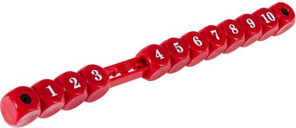 Manuálne počítadlo pre stolné futbaly červená / žltá, 2 ks