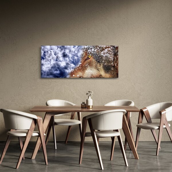 Obraz vlka (120x50 cm)
