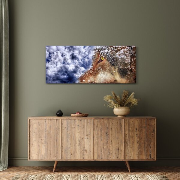 Obraz vlka (120x50 cm)