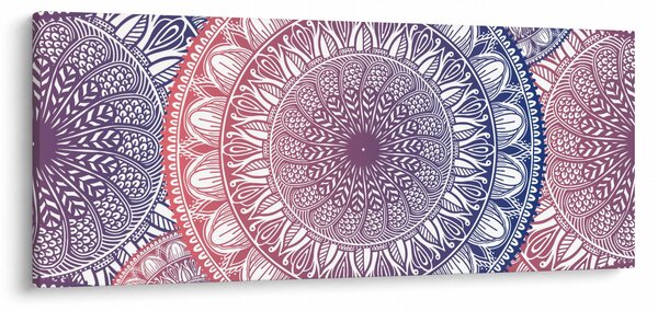 Obraz z mandál (120x50 cm)