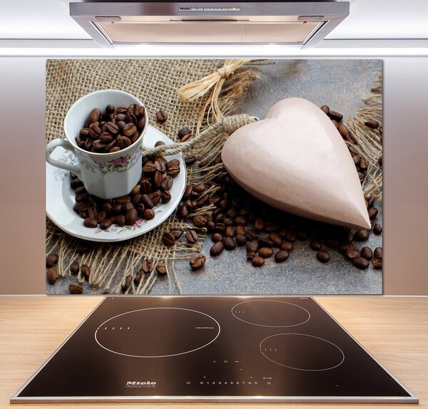 Panel do kuchyne Káva s mliekom pl-pksh-100x70-f-90748923