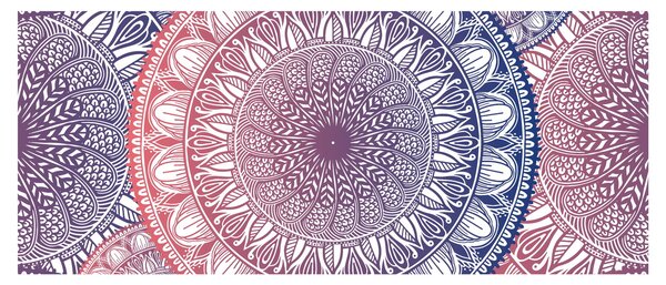 Obraz z mandál (120x50 cm)