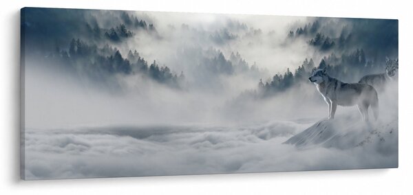 Obraz vlkov (120x50 cm)
