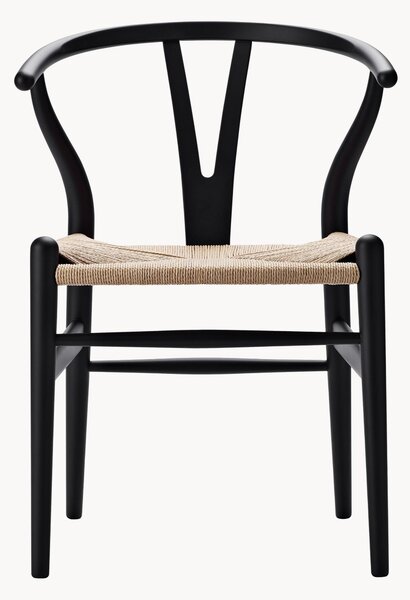 Drevená stolička's tkaným sedadlom CH24 Wishbone Chair