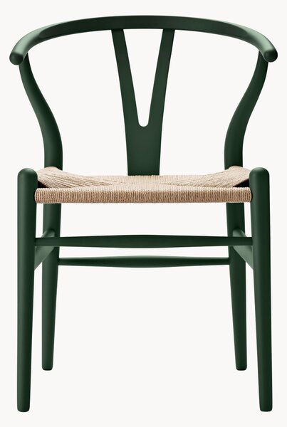 Drevená stolička's tkaným sedadlom CH24 Wishbone Chair