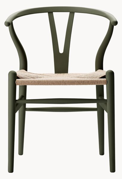 Drevená stolička's tkaným sedadlom CH24 Wishbone Chair