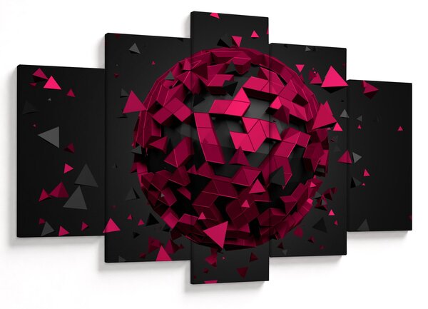 Obraz 3D abstrakcie (150x105 cm)