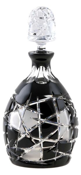Bohemia Crystal Fľaša Mars čierna 700ml