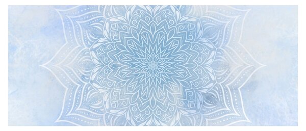 Obraz - Zimná mandala (120x50 cm)