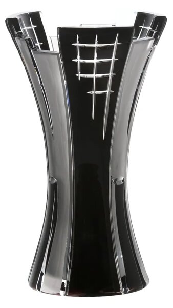 Bohemia Crystal Váza Metropolis čierna 230mm