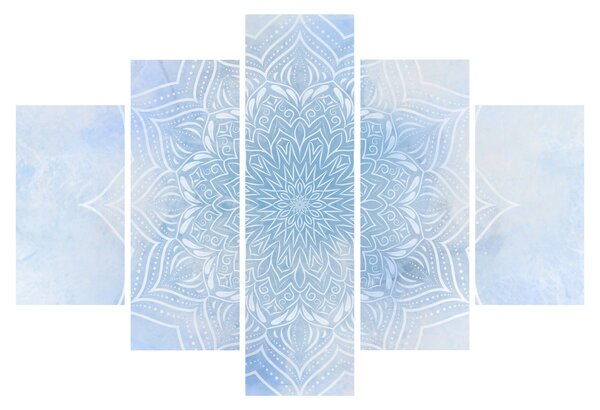 Obraz - Zimná mandala (150x105 cm)