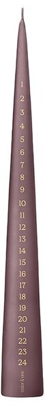 Adventná sviečka Cone 37 cm – 84 Winter Rose