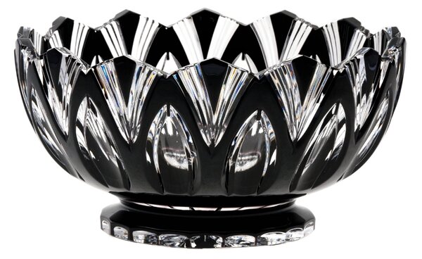 Bohémia Crystal Misa Lotos čierna 205mm