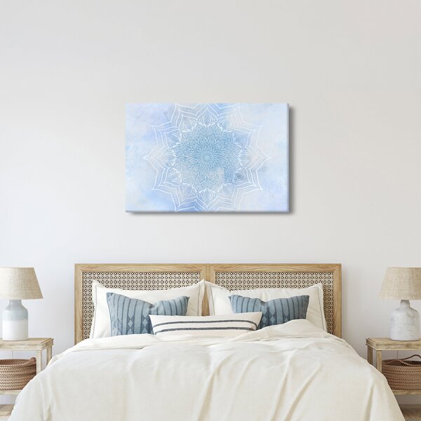 Obraz - Zimná mandala (90x60 cm)