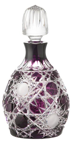 Bohemia Crystal Fľaša Flake fialová 700ml