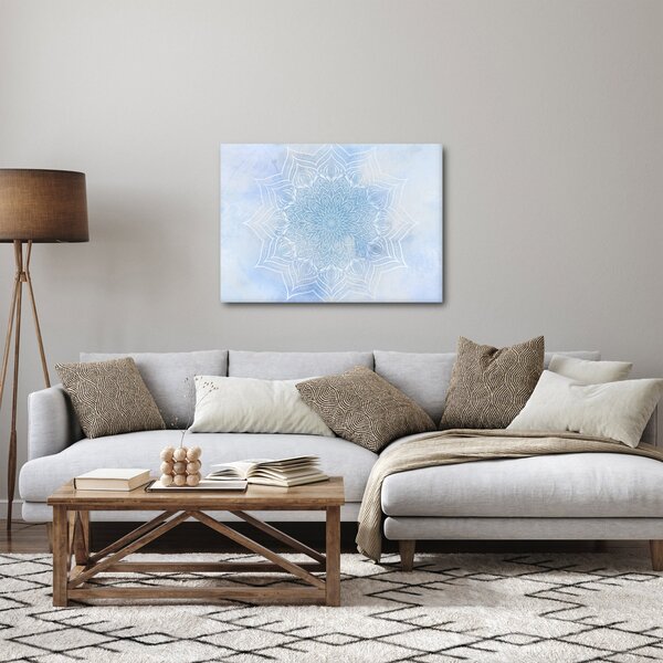 Obraz - Zimná mandala (70x50 cm)