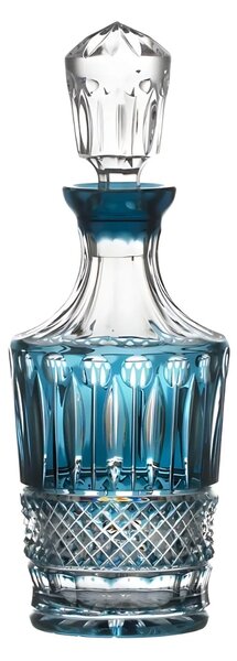 Bohemia Crystal Fľaša Tomy azúrová 750ml