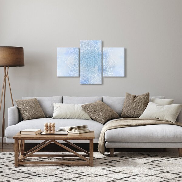 Obraz - Zimná mandala (90x60 cm)
