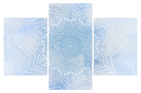 Obraz - Zimná mandala (90x60 cm)
