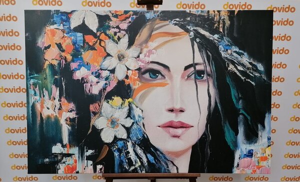 Obraz originálna maľba ženy