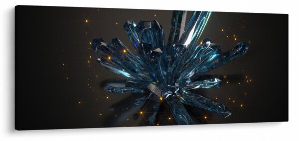 Obraz kryštálu (120x50 cm)