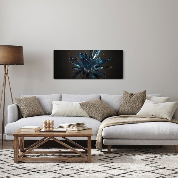 Obraz kryštálu (120x50 cm)
