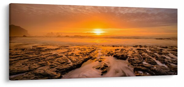 Obraz západu slnka (120x50 cm)