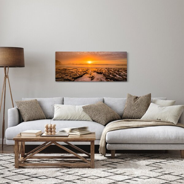 Obraz západu slnka (120x50 cm)
