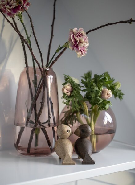 Drevené vtáčiky Lovebirds Oak Wood – set 2 ks