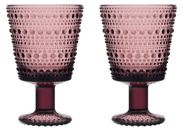 Iittala Poháre Kastehelmi 0,26l, 2ks, ružové calluna