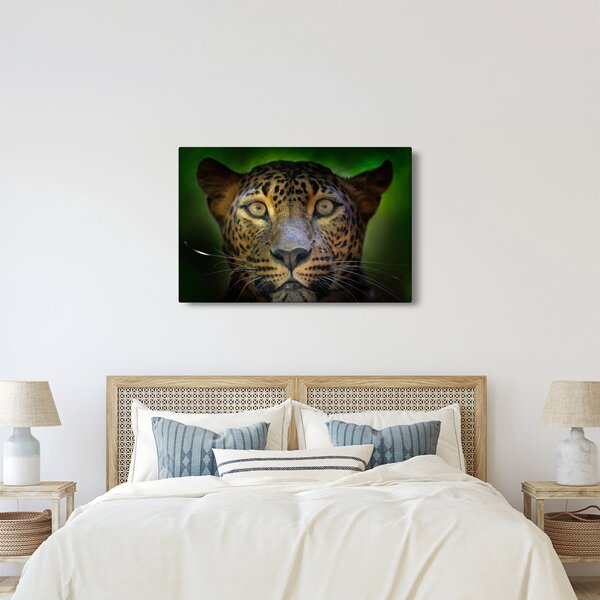 Obraz - Portrét leoparda, Sri Lanka (90x60 cm)