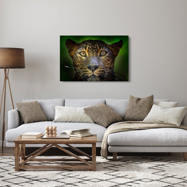Obraz - Portrét leoparda, Sri Lanka (90x60 cm)