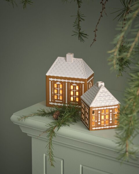 Porcelánový svietnik Gingerbread Lighthouse Small