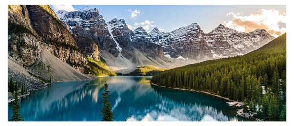Obraz - Kanada, Národný park Banff, Moraine Lake (120x50 cm)