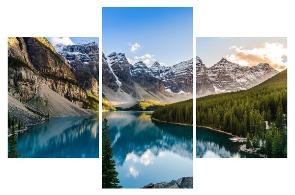 Obraz - Kanada, Národný park Banff, Moraine Lake (90x60 cm)