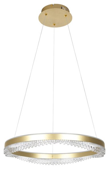 Závesné LED svietidlo Preciosa, 1x LED 52w, 4000k, g