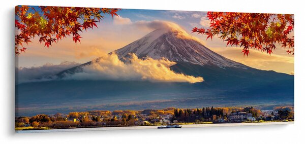 Obraz - Japonsko, Hora Fudži (120x50 cm)