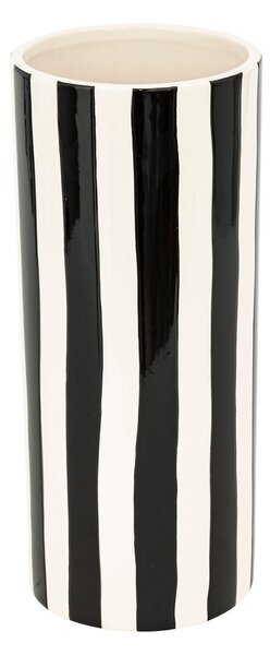 Keramická váza Eden Black 13x30 cm