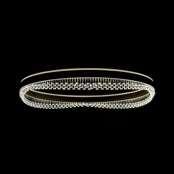 Závesné LED svietidlo Preciosa, 1x LED 52w, 4000k, g